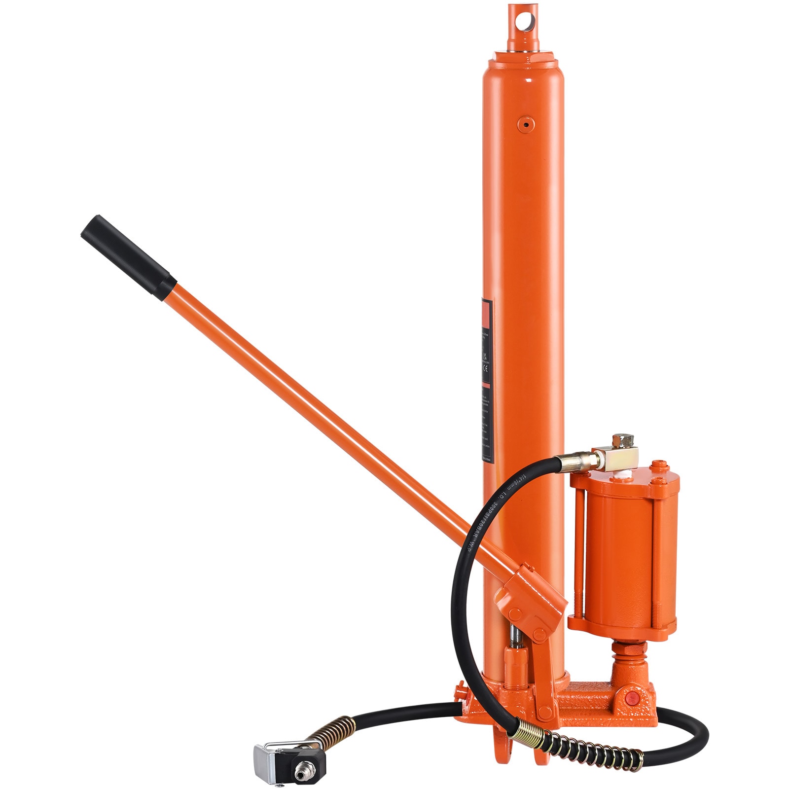 Hydraulic Long Ram Jack 8Ton Clevis Base Engine Hoist Cylinder Single Pump_voghion.com
